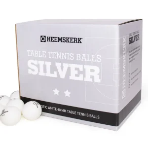 Tafeltennisballen Heemskerk Silver 2 ster Wit (per 100)