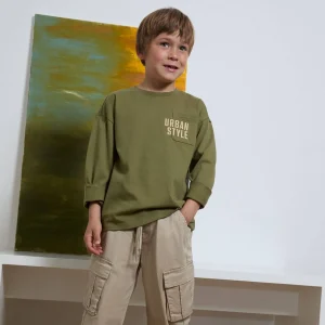 Stoer T-shirt met lange mouwen