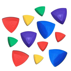 Maxx Kidz Balans stenen felle kleuren - Set van 12 stuks