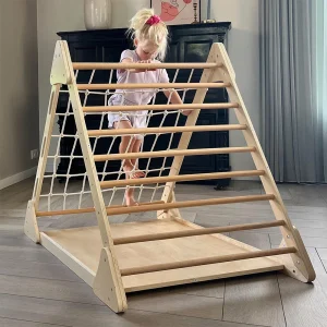 Maxx Kidz - Houten klimdriehoek - Pikler triangle