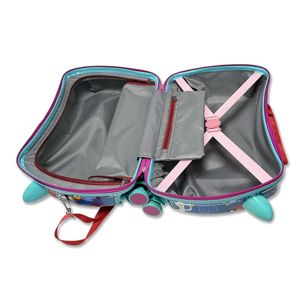 Ride on kinderkoffer - Reiskoffer loopfiets - Handbagage - Wegverkeer variant - vanaf 3 jaar - maximaal 50KG - Afbeelding 7