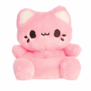 Strawberry Meowchi Palm Pal Plush - 13 cm
