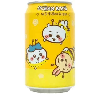 Chiikawa Sparkling Water - Honey Pomelo Flavour - Less Sugar