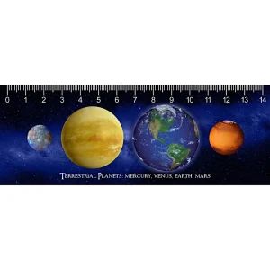 3D Meetlat Aardse Planeten  (MC942)