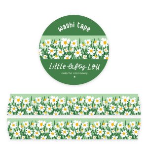 Washi Tape - Daisies Green - Little Lefty Lou