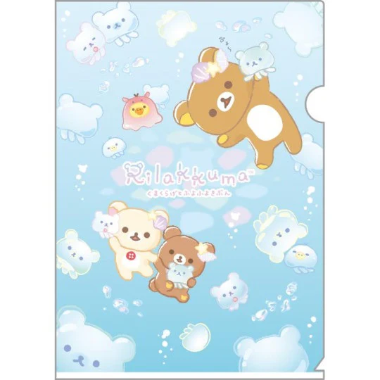 A4 Insteekmap - Rilakkuma Ocean Relax Mood - Jellyfish - Afbeelding 2