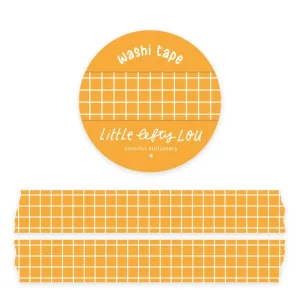 Washi Tape - Okergele Grid - Little Lefty Lou