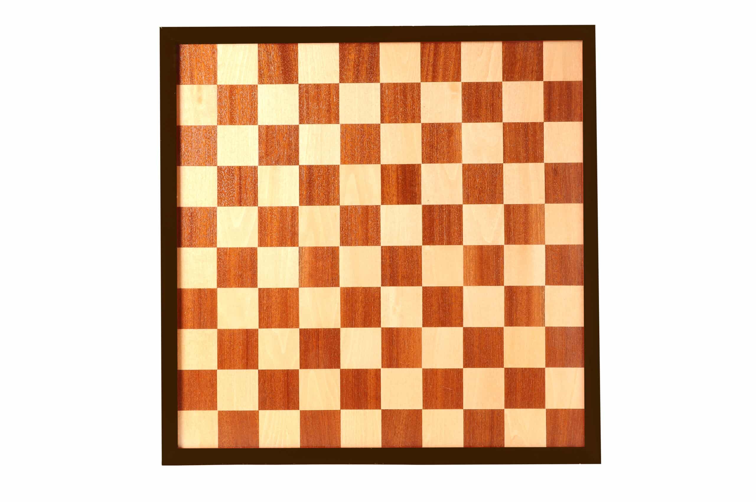 Dubbelzijdig schaakbord + dambord 47 x 47 cm - Afbeelding 3