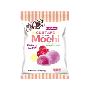 Mochi uitdeelverpakking - Custard raspberry