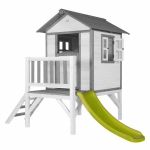 Lodge XL Speelhuis Klassiek Wit/grijs