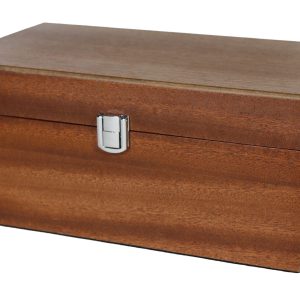 Luxe houten kistje voor schaakstukken (maat 8) – Sapele