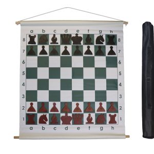 Magnetisch demonstratie schaakbord met opbergzak