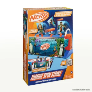 NERF Zombie Spin Strike Electronic Rotating Target Game
