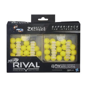 NERF Rival Refill Pack met Battle Case – 40 Balletjes