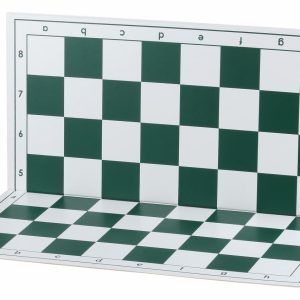 PU schaakbord Veld 57 mm groen/wit – inklapbaar