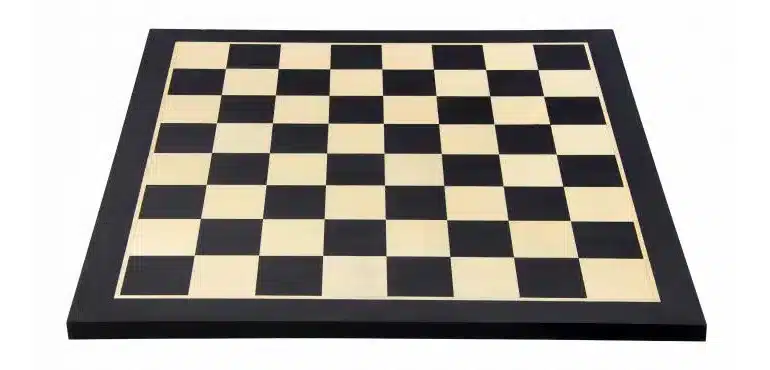 Schaakbord Mahonie / Esdoorn zwart Maat 5 (zonder coördinaten)