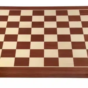 Schaakbord Professioneel Sapele/Esdoorn Maat 4 (zonder coördinaten)