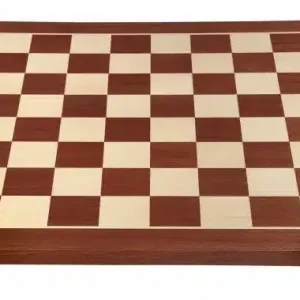 Schaakbord Professioneel Sapele/Esdoorn Maat 5 (zonder coördinaten)