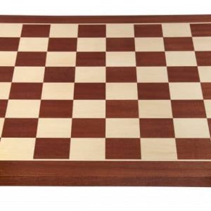 Schaakbord Professioneel Sapele/Esdoorn Maat 6 (zonder coördinaten)
