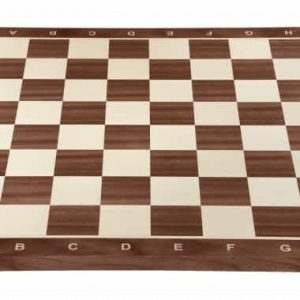 Schaakbord Walnoot / Esdoorn Maat 6 (met coördinaten)