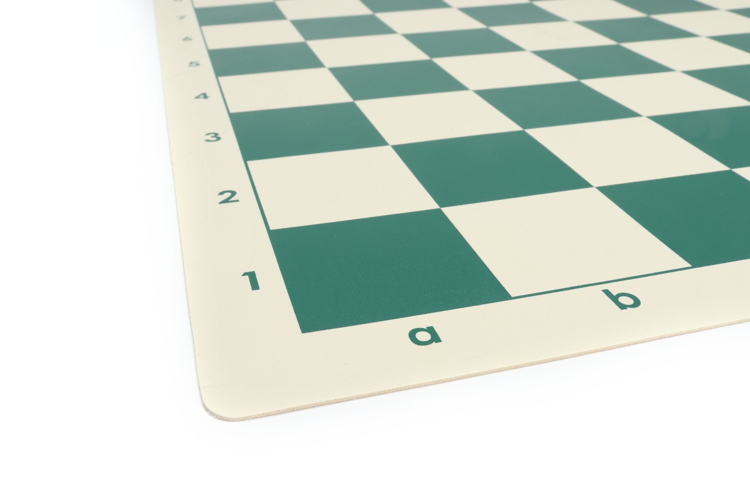 Vinyl schaakbord Veld 57 mm groen / wit – Oprolbaar - Afbeelding 4