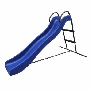Vrijstaande Glijbaan met wateraansluiting 180cm Blauw/antraciet