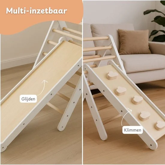 Pikler houten klimset - Maxx Kidz - 3-delig - Afbeelding 5