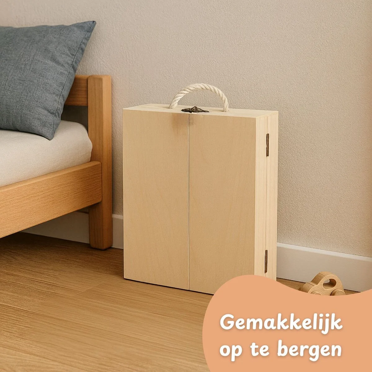 Maxx Kidz - Houten Gereedschapset XL – 45 Onderdelen - Afbeelding 5