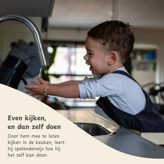 Maxx Kidz - Houten leertoren Montessori - kleur zwart - Afbeelding 5