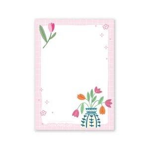A6 Notepad - Tulips - Little Lefty Lou