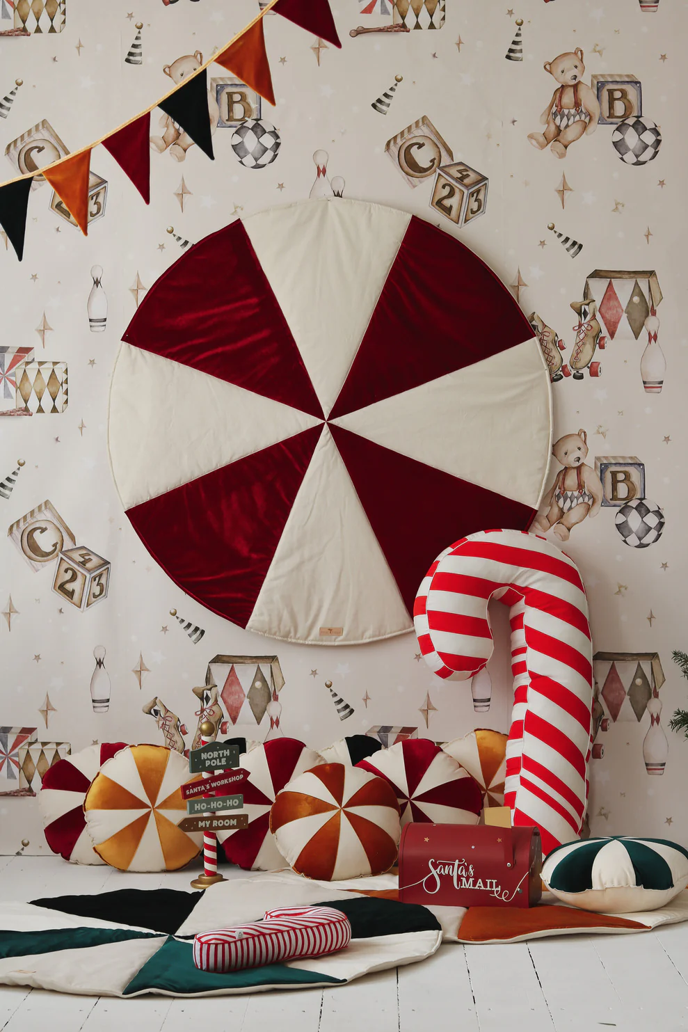 Set of any 3 Christmas Patchwork Pillow, holiday gift idea - Afbeelding 6