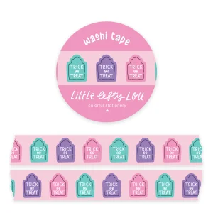 Washi Tape - Pastel Trick Or Treat Gravestones - Little Lefty Lou