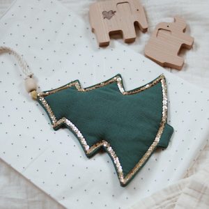 “Green Christmas Tree” Cotton Pendant