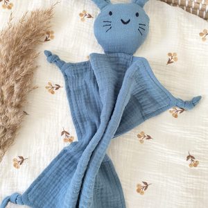 KNUFFELDOEKJE KONIJN BLAUW
