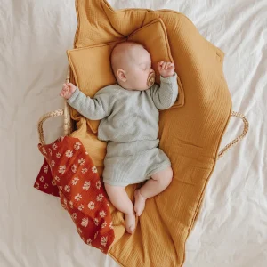 Muslin child cover set "Ochre"