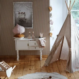 “Natural Linen” Leaf Mat