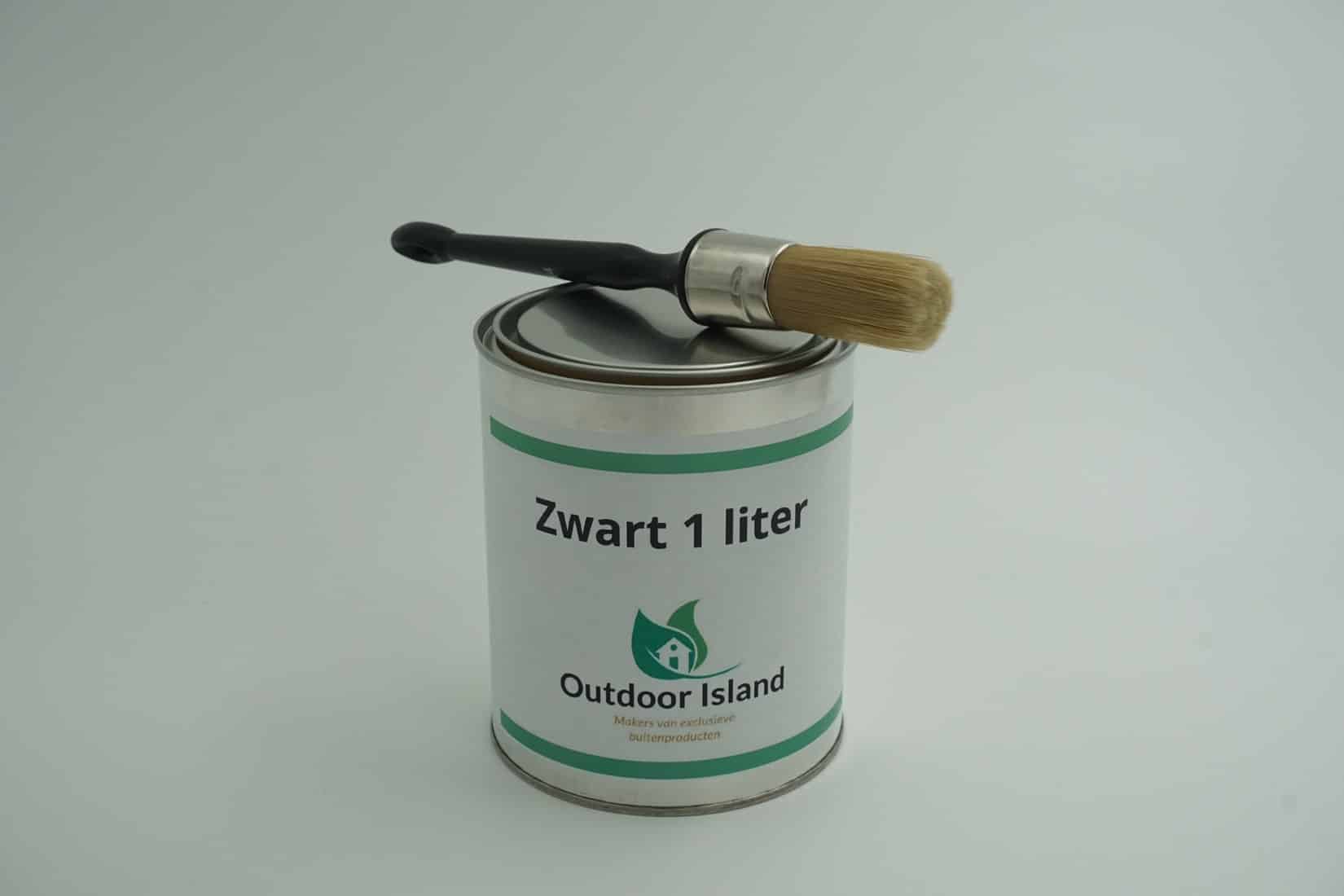 Verfset Douglas Zwart 1L - Afbeelding 2