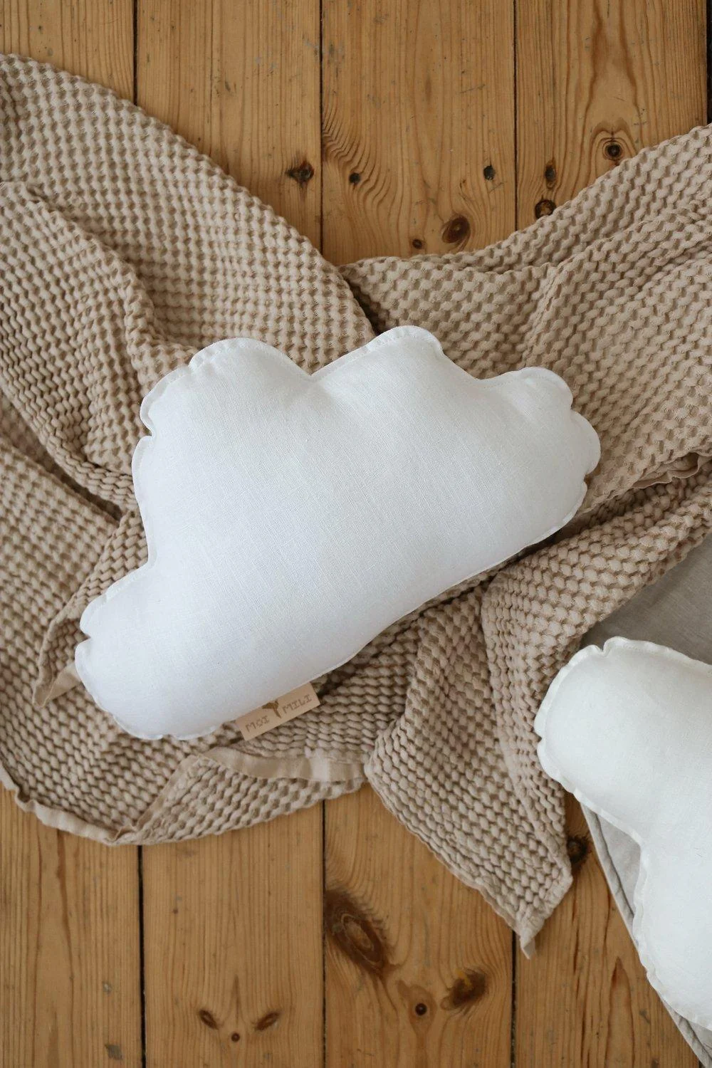 “White” Linen Cloud Pillow - Afbeelding 8